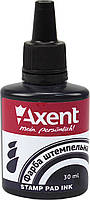 Штемпельна фарба "Axent" №7301-01-A 30мл чорн.(12)