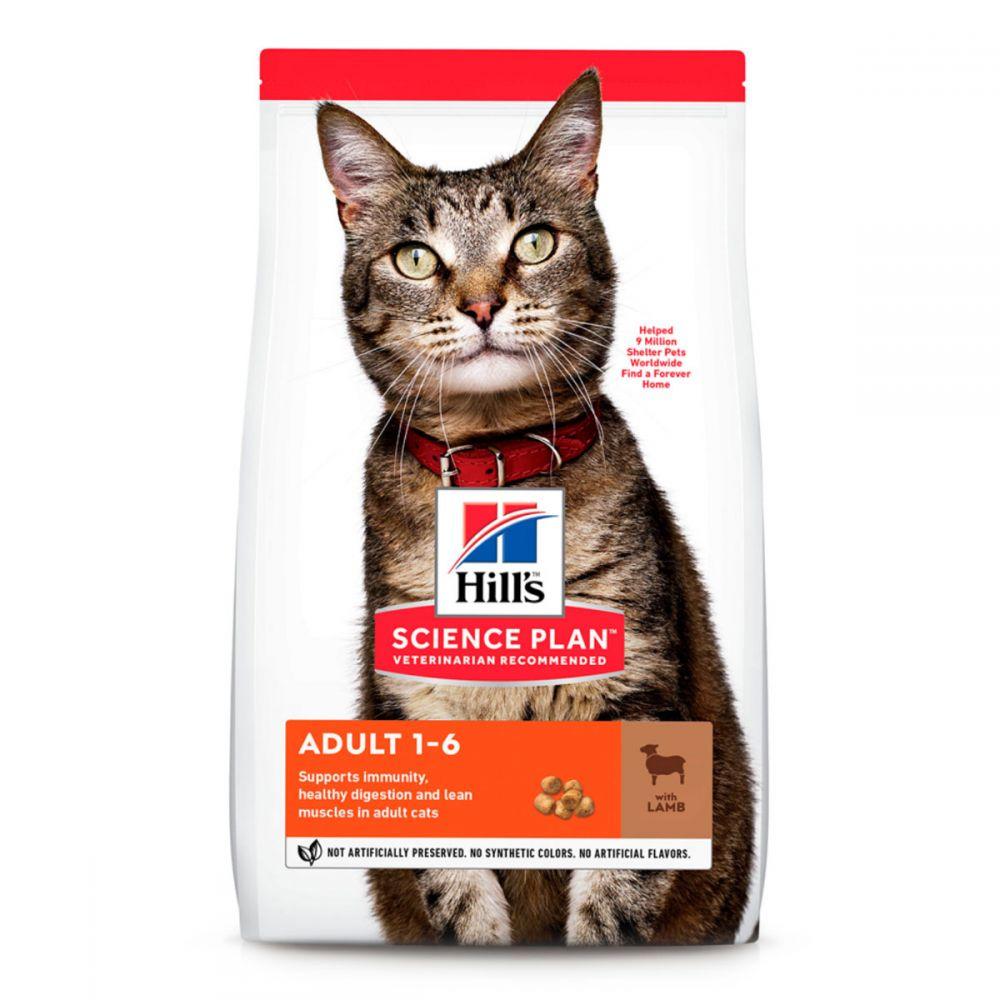 Hill's Science Plan Adult Сухий корм для дорослих кішок, з ягням, 10 кг