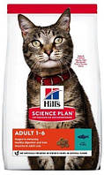 Сухий корм для дорослих котів із тунцем Hills Science Plan Feline Adult Tuna 1,5 кг корму для дорослого кота