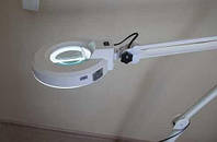 Увеличительная Лампа-лупа косметологическая мод.1001АТ-5D LED Настольная лампа с подсветкой на струбцине