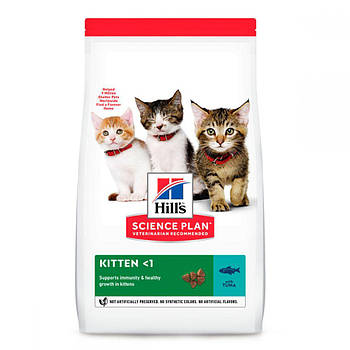 Сухий корм для кошенят, вагітних і годуючих кішок із тунцем Hills Science Plan Kitten Tuna 1,5 кг