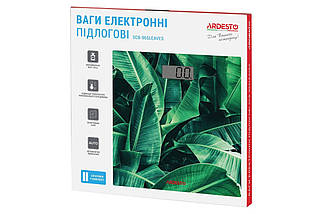 Ваги підлогові Ardesto SСB-965-LEAVES 30х30 см зелені ID 3958581, фото 5