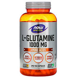 L-Glutamine 1000 мг Now Foods 240 капсул