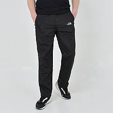 Розміри: M, L. Утеплені чоловічі штани з плащовки тканини з флісовою підкладкою - чорні