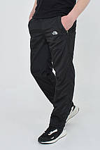 Розміри: M, L. Утеплені чоловічі штани з плащовки тканини з флісовою підкладкою - чорні, фото 3