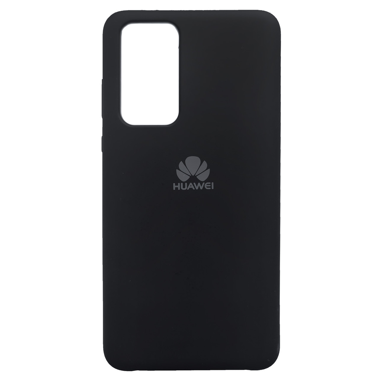 Чохол Silicone Case для Huawei P40 Black, фото 1