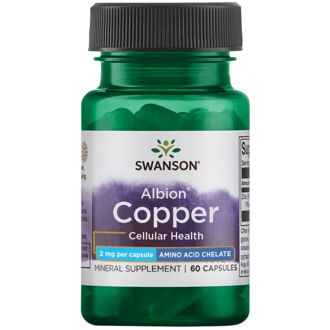 Медь / Albion Copper Swanson 2 mg 60 Cap