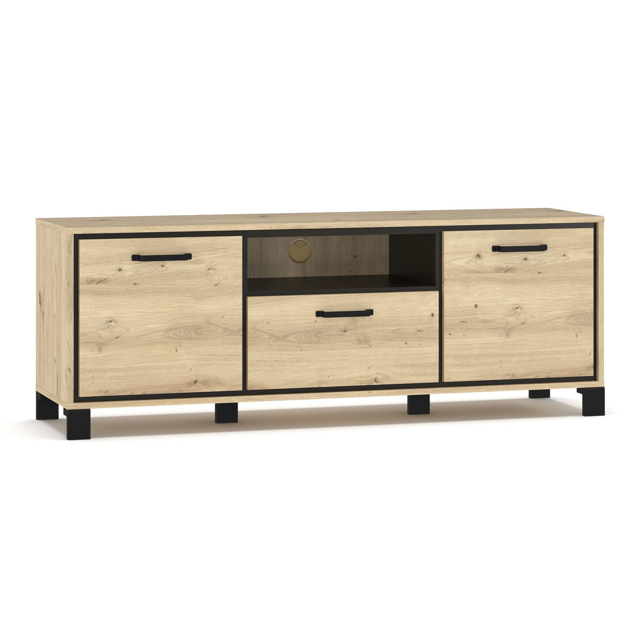 Тумба під ТВ з ДСП у вітальню Велс 2Д1Ш Мебель Сервіс, фото 1