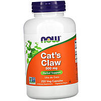 Котячий кіготь NOW Cats Claw 500 mg 250 капс