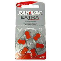 Батарейка Varta PR48 (Type13) Extra Rayovac 1,45V, 1 штучка (блістер по 6 шт.) для слухових апаратів