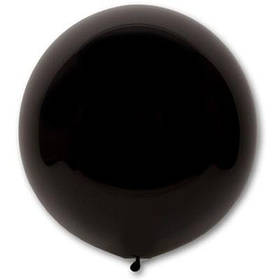 Кулька 24"/60, пастель чорний латекс однотонний ТМ "Balonevi" УП шт.