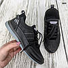 Підліткові кросівки для хлопчика демісезонні чорні еко шкіра Dago Style, фото 8