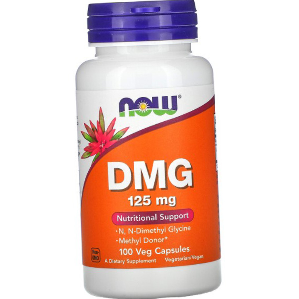 Диметилгліцин ДМГ NOW Foods DMG 125 mg 100 кап