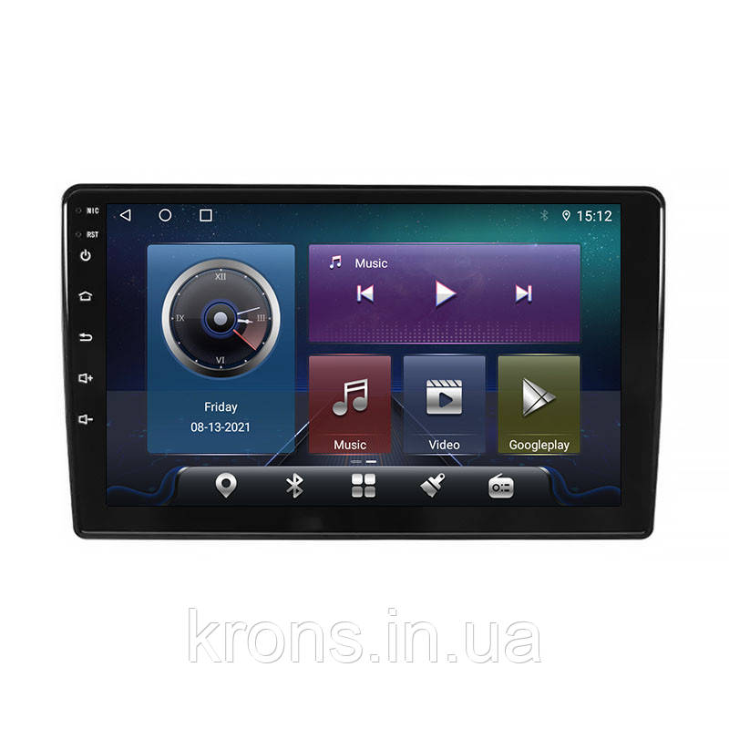 Магнитола 2 дин Lesko W-09 9" 4/64GB 4G Premium Wi Fi GPS Android