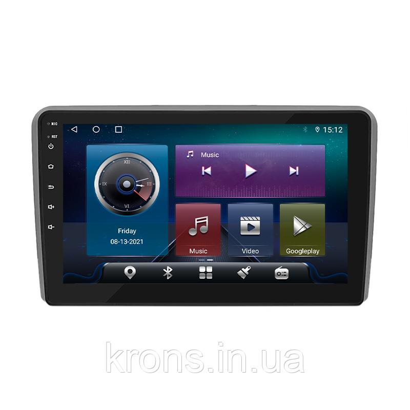 Штатная магнитола Lesko Audi A3 S3 (2008-2012гг.) 9" 4+32Gb 4G+CarPlay Premium GPS Android