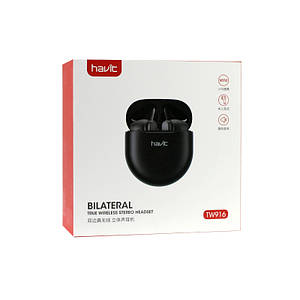 Бездротова Bluetooth 5.0 гарнітура Havit TW916 Whit навушники для спорту стерео