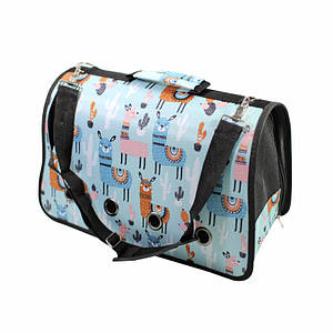 Сумка-переноска Taotaopets 246610 M Blue Alpapa для котів і собак