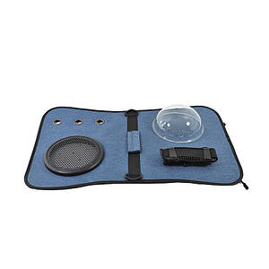 Сумка-переноска Taotapets 254405 Dark Blue для кішок контейнер розмір 40*25*25cm