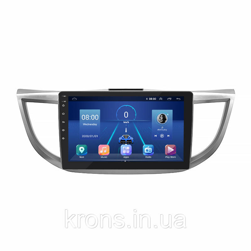 Штатная магнитола Lesko для Honda CR-V IV Рестайлинг 2014-2018 экран 10" 2/32Gb/ 4G/ Wi-Fi Premium GPS Android
