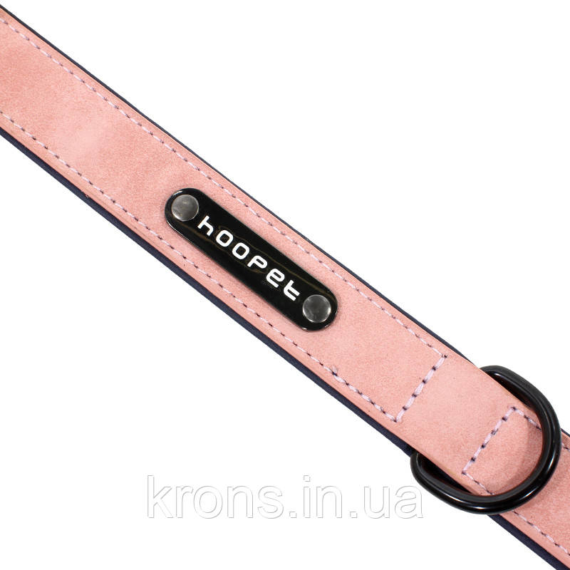 Кошійник для собак Hopet W033 Pink XL двошаровий, фото 1