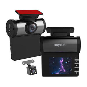Автомобільний відеоректор Anytek H1 IPS 2 Full HD 1080P магнітне кріплення