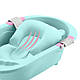 Матрасик-кварик для дитини в ванночку Bestbaby 330 Blue з кріпленнями, фото 5