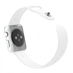 Ремінець Apple Watch 38/41mm Silicone (білий)