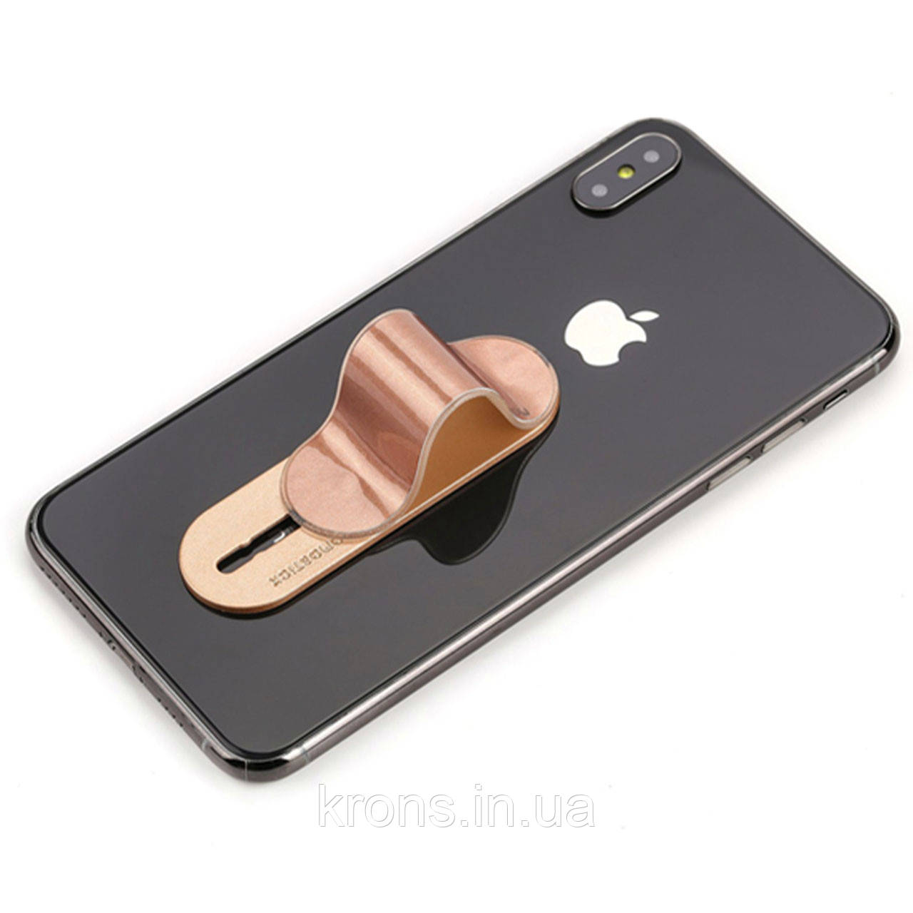 → Власник телефону Momostick iSeries (A-i-03) Pink модний подвійної аксесуар для смартфона на палець