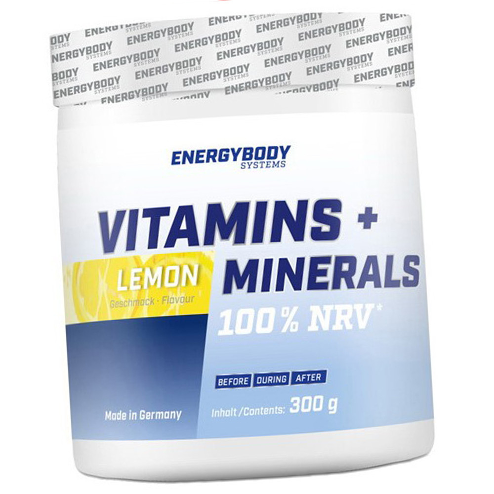 Вітаміни та мінерали в порошку Energy Body Vitamins Minerals 300 гр