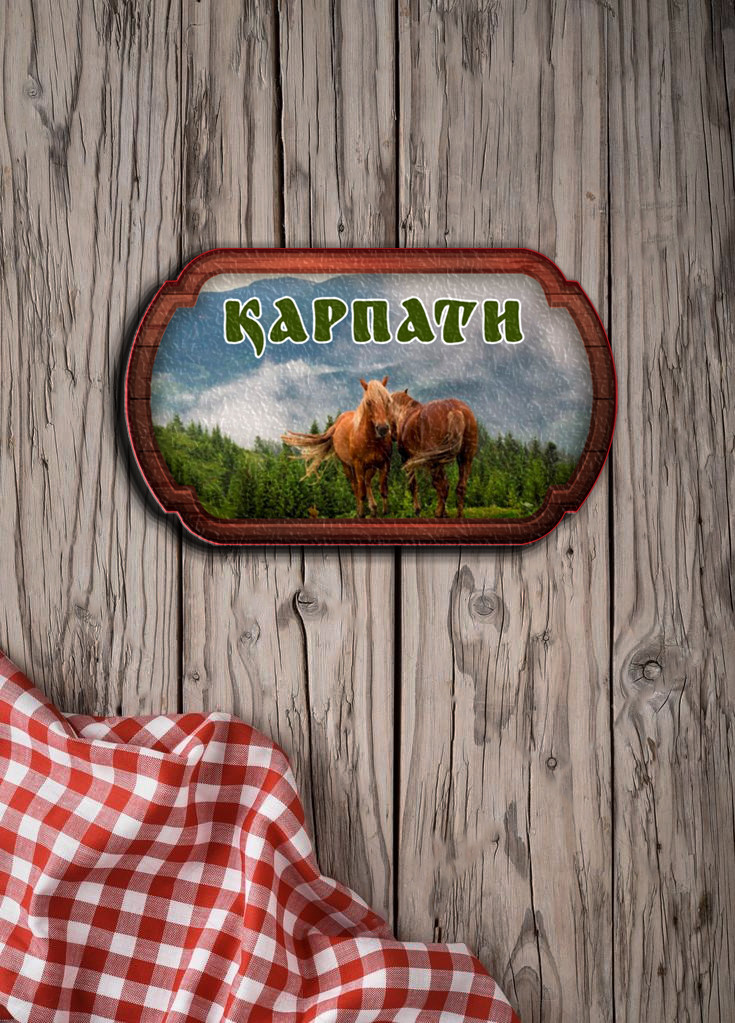 Магніт з друком "Карпати"