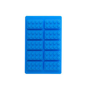 Силиконова форма CUMENS Lego Blue для заморозки льоду