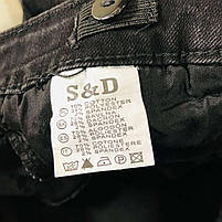 Джинси для дівчат оптом, S&D, 4-12 років, № DT134, фото 7