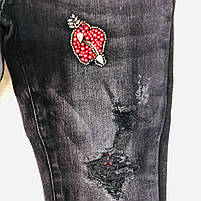 Джинсы для девочек оптом, S&D, 4-12 лет, арт. DT-134, фото 5