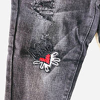 Джинсы для девочек оптом, S&D, 4-12 лет, арт. DT-134, фото 4