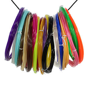 Набір ABS-пластику Kaiyiyuan нитка для 3D-ручки 1,75 mm (20 кольорів по 5 метрів)