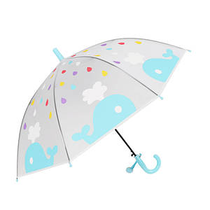 Дитячий парасоль RST RST088 Кіт Blue механічний трос від дощу