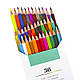 Набір олівців Lesko Oilines-2021 36 Col. Малюнок No101, фото 2