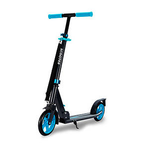 Cамокат Scooter 2028 Blue для дорослих двоколісний складний великий