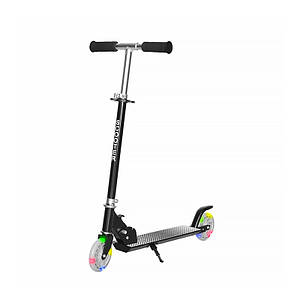 Самокат Scooter 306 Чорний двоколісний складний рухомі колеса дитячий