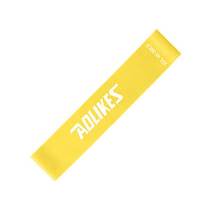 Фітнес-гумка AOLIKES LD-3601 Yellow XXL еспандер стрічка для присідань 45-50 LB