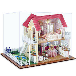 Ляльковий дім Cute Room A-033-B Princess Cottage 3D Румбокс конструктор