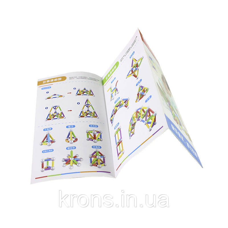 Магнітний конструктор Smart Builders 6969-1 Палички 25 деталей дитячий розвивальний для дрібної моторики, фото 1