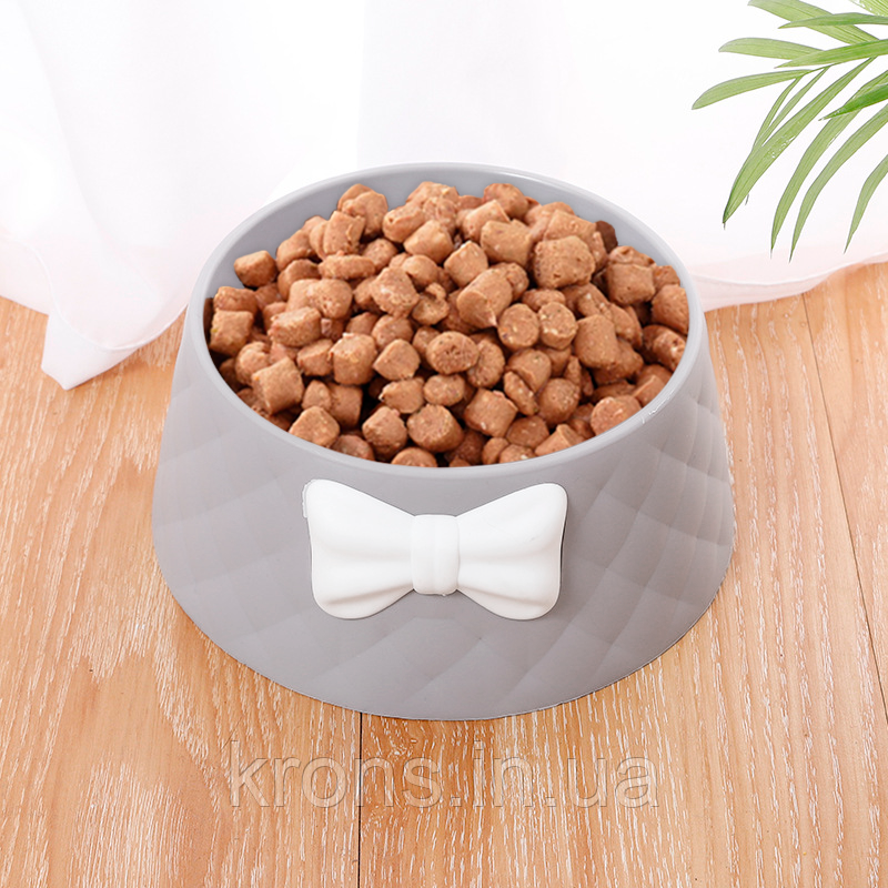 Міска для котів Taotaopets 111123 Gray кормушка тваринам, фото 1