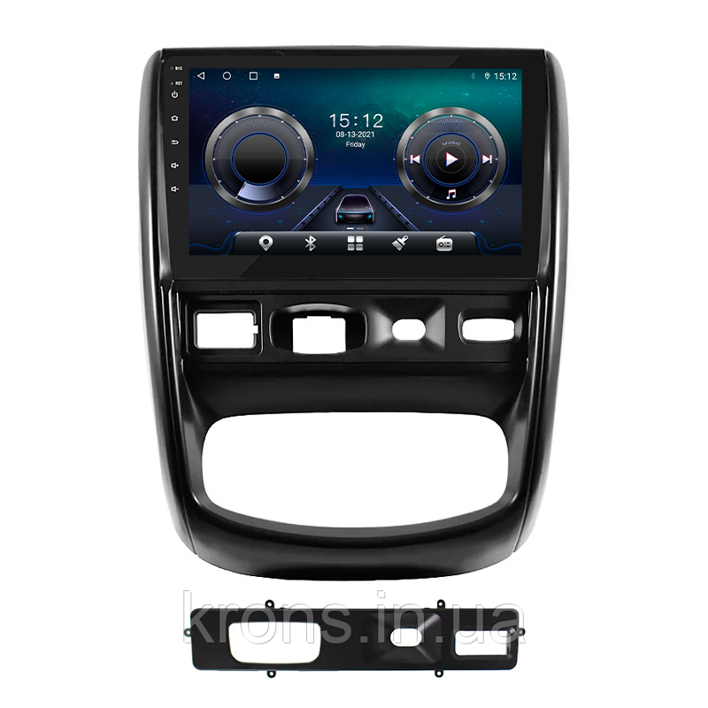 Штатная магнитола Lesko для Renault Duster I 2010-2015 экран 9" 4/32Gb/ 4G/ Wi-Fi/ CarPlay Premium Android GPS