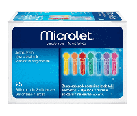 Ланцеты (иголки) для глюкометра Microlet 25 шт - официальный дистрибьютор в Украине