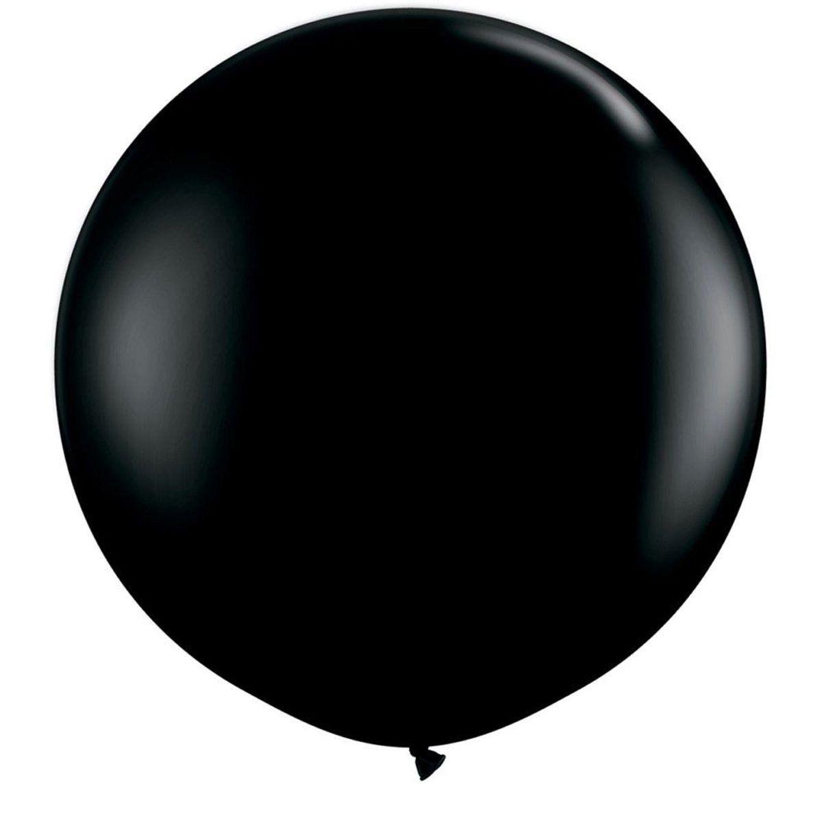 Кулька 32"/80 чорний латекс 1102-1040 Q 3' Пастель Черный Onyx Black ТМ "Квалатекс" УП ШТ