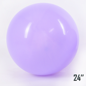 Кулька 24"/60 бузковий (світло-фіолетовий) макарун латекс ТМ "Balonevi" однотонний УП шт.