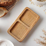 Менажниця дерев'яна Дуб,ясен D-30, фото 3