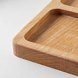 Менажниця дерев'яна Дуб,ясен D-30, фото 4