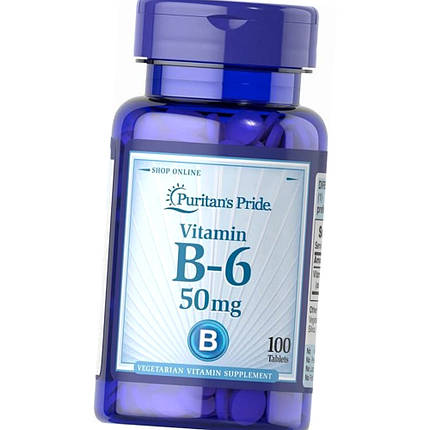 Вітамін Б6 Puritan's Pride Vitamin B-6 50 mg 100 таб, фото 2